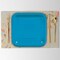 24 Count Turquoise Square Paper Dessert Plates for Shower Party 7"